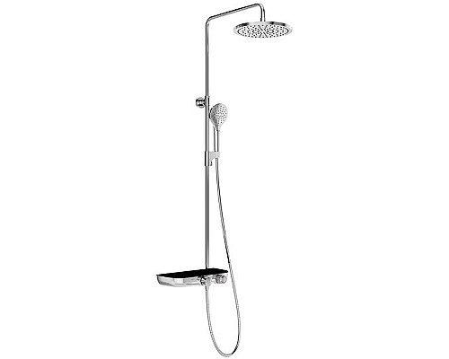 Душевая система Ravak Termo 300 TE 094.02/150 X070162 с термостатом Хром Черная