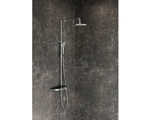 Душевая система Ravak Termo 300 TE 094.02/150 X070162 с термостатом Хром Черная