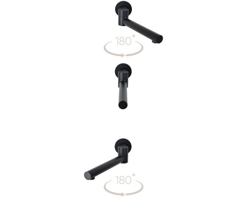 Душевая система Bronze de Luxe Scandi 14582-501B Черная