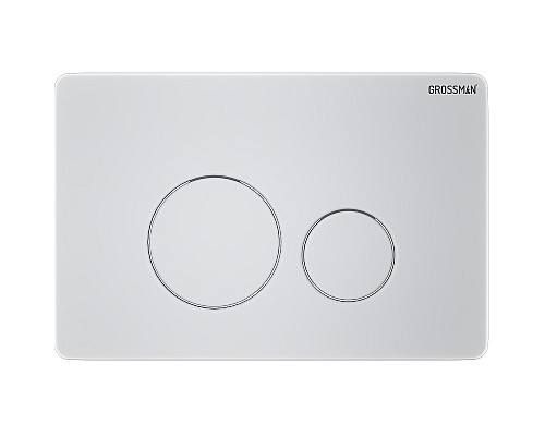 Клавиша смыва Grossman Style 700.K31.05.01M.01M Белая матовая