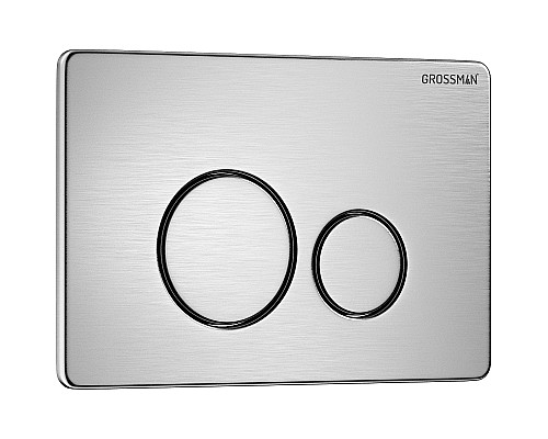 Клавиша смыва Grossman Style 700.K31.05.12M.12M Хром сатиновый