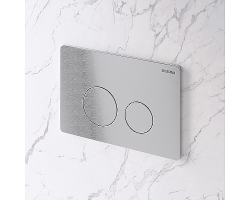 Клавиша смыва Grossman Style 700.K31.05.12M.12M Хром сатиновый