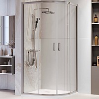 Душевой уголок RGW Passage PA-52 80x80 03085288-11 профиль Хром стекло прозрачное