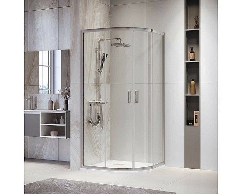 Душевой уголок RGW Passage PA-52 80x80 03085288-11 профиль Хром стекло прозрачное