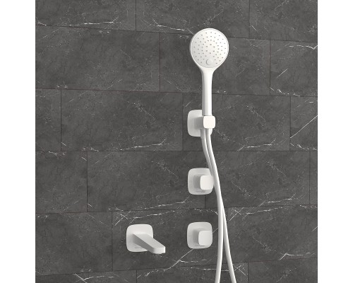 Смеситель для ванны WasserKRAFT Saale A9551.266.316.328.156.155 Белый матовый