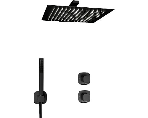 Душевая система WasserKRAFT Nuthe A9151.264.219.162.327.242.217 Черная матовая