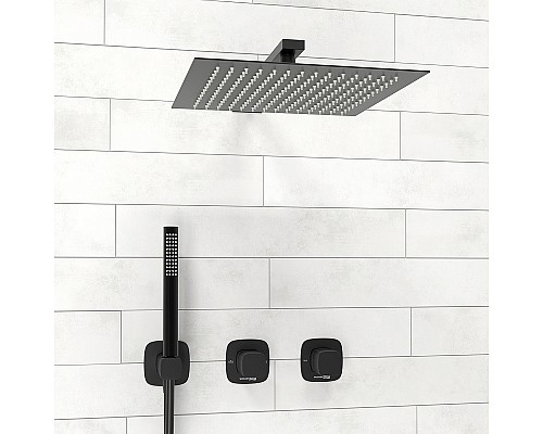 Душевая система WasserKRAFT Nuthe A9151.264.219.162.327.242.217 Черная матовая