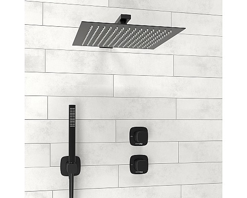 Душевая система WasserKRAFT Nuthe A9151.264.219.162.327.242.217 Черная матовая