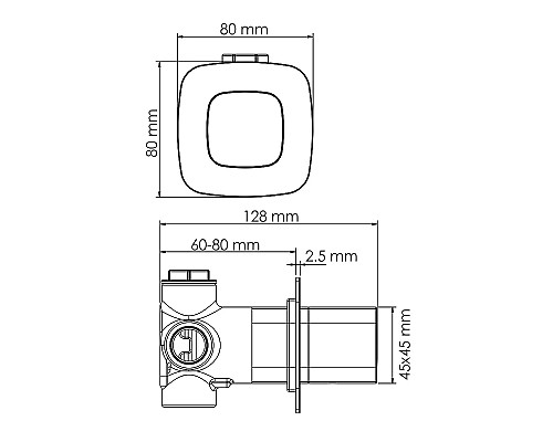 Душевая система WasserKRAFT Nuthe A9151.264.219.162.327.242.217 Черная матовая