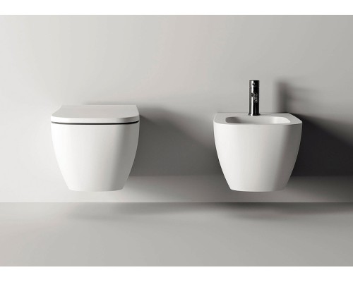 Биде Alice Wunder 45010101 подвесное Белое глянцевое