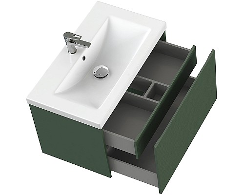 Тумба под раковину Cersanit Grande 80 64303 подвесная Зеленая