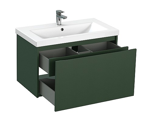 Тумба под раковину Cersanit Grande 80 64303 подвесная Зеленая