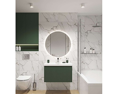 Тумба под раковину Cersanit Grande 80 64303 подвесная Зеленая