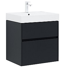 Тумба под раковину Aquanet Бруклин 60 310140 подвесная Антрацит матовый