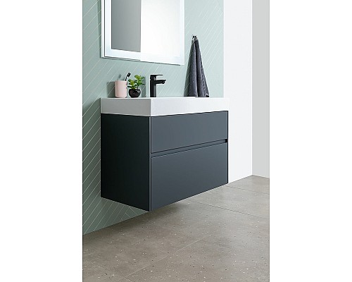 Тумба под раковину Aquanet Бруклин 60 310140 подвесная Антрацит матовый