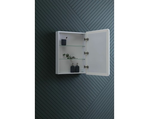 Зеркальный шкаф Aquanet Оптима 60 311860 с подсветкой Белый