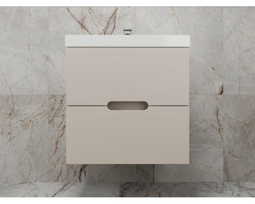 Тумба под раковину Style Line Матис 60 ЛС-00002310 подвесная Крем