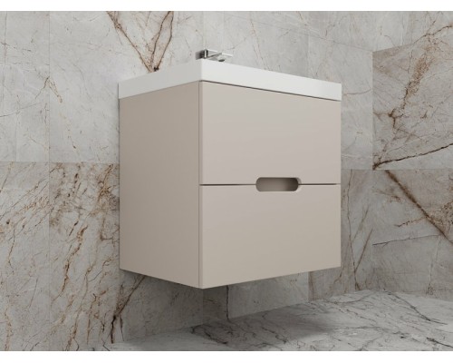 Тумба под раковину Style Line Матис 60 ЛС-00002310 подвесная Крем