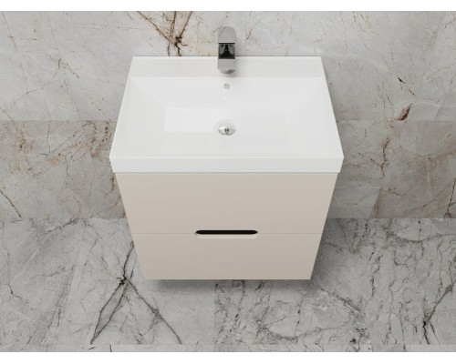 Тумба под раковину Style Line Матис 60 ЛС-00002310 подвесная Крем