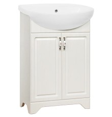 Тумба под раковину Style Line Олеандр 2 Люкс 55 ЛС-00000198 Рельеф пастель