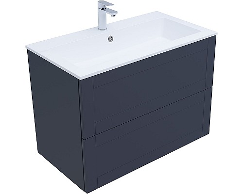 Тумба под раковину Aquanet Терра 90 313246 подвесная Маренго