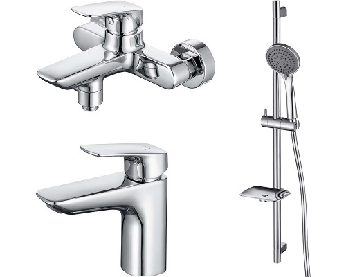 Комплект смесителей Aquatek Вега AQ1030CR Хром