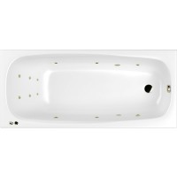 Акриловая ванна Whitecross Layla Slim 180x80 с гидромассажем
