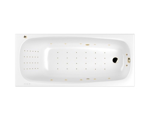 Акриловая ванна Whitecross Layla Slim 180x80 с гидромассажем