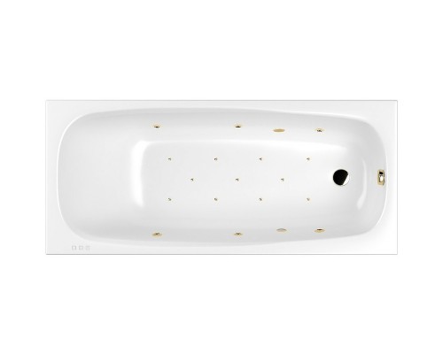 Акриловая ванна Whitecross Layla Slim 170x75 0122.170075.100.RELAX.GL с гидромассажем