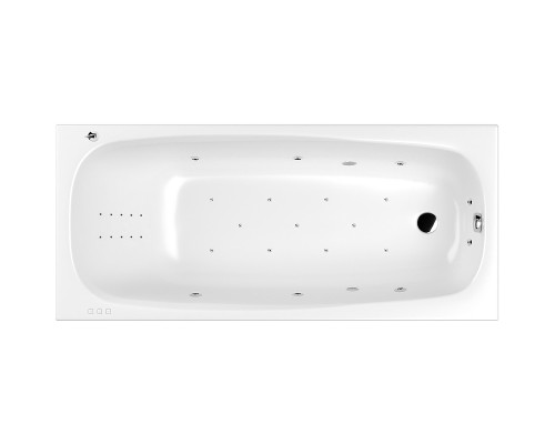 Акриловая ванна Whitecross Layla Slim 170x75 0122.170075.100.ULTRANANO.CR с гидромассажем