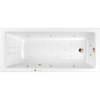 Акриловая ванна Whitecross Wave Slim 150x70 с гидромассажем