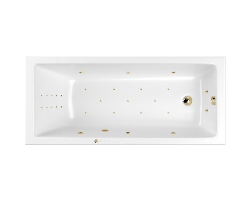 Акриловая ванна Whitecross Wave Slim 150x70 с гидромассажем