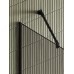 Душевая перегородка Maybah Glass 1090x1950 в узком профиле Черный стекло бронзовое