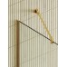 Душевая перегородка Maybah Glass 1090x1950 в узком профиле Золото стекло сатиновое