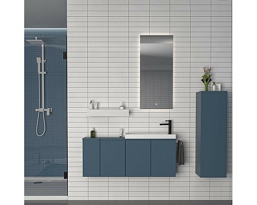 Тумба с раковиной Orka Ferla 60 5004323 подвесная Синяя матовая Тумба с раковиной Orka Ferla 60 5004323 подвесная Синяя матовая
