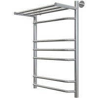Водяной полотенцесушитель Aringa Лана 80x50 AR03027CH с полкой Хром