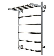 Водяной полотенцесушитель Aringa Римини 50x80x50 R AR03025CH с полкой Хром