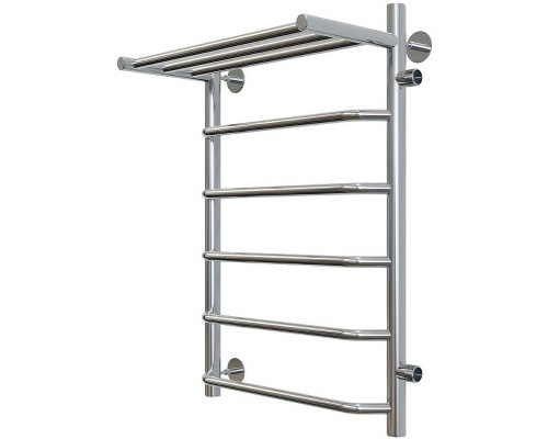 Водяной полотенцесушитель Aringa Римини 50x80x50 R AR03025CH с полкой Хром