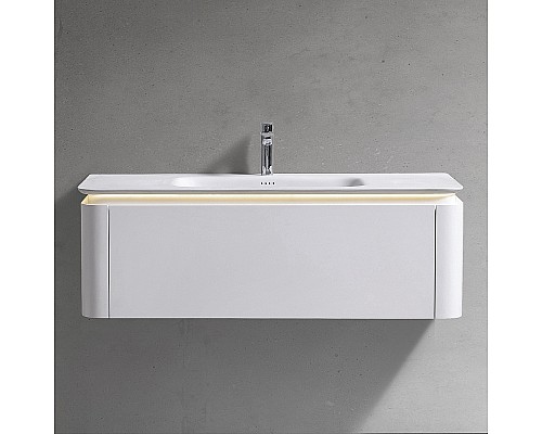 Тумба с раковиной Black&White Universe U925.1200 120 9251200 подвесная Milk white