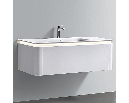 Тумба с раковиной Black&White Universe U925.1200 120 9251200 подвесная Milk white