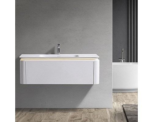 Тумба с раковиной Black&White Universe U925.1200 120 9251200 подвесная Milk white