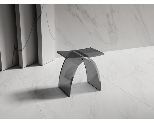 Стульчик для ванной Abber Kristall AT1739Onyx Черный