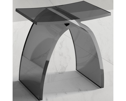 Стульчик для ванной Abber Kristall AT1739Onyx Черный