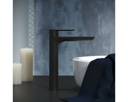 Смеситель для раковины Aringa Рейн AR02014BL Черный