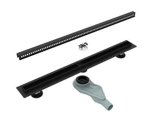 Душевой лоток Esbano Slim 80 S-SIDE-80MB с Черной матовой решеткой