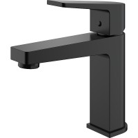 Смеситель для раковины Splenka S02.10.06 Черный матовый