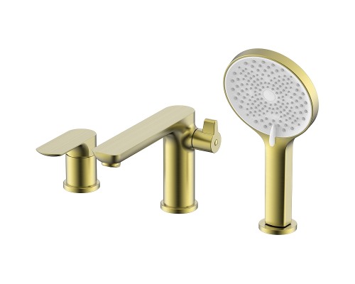 Смеситель на борт ванны Raglo R03.31.03 Золото матовое