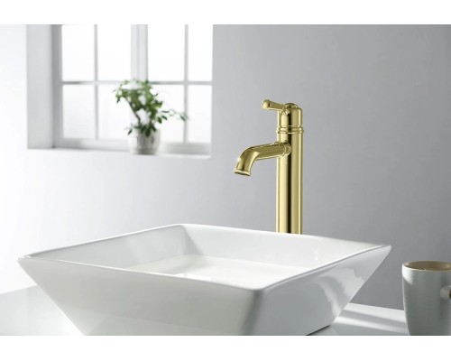 Смеситель для раковины Aquatek Классик AQ1504PG Полированное золото