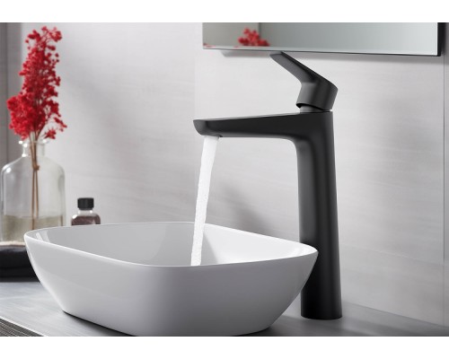 Смеситель для раковины Aquatek Бетта AQ1104MB Черный матовый