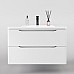 Тумба под раковину Style Line Марелла 90 Люкс Plus СС-00002413 подвесная Белый матовый антискрейтч
